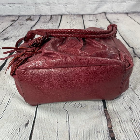 Brighton Red Leather Hobo Bag - Picture 9 of 10